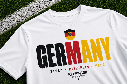 Germany Soccer Fan Unisex T-Shirt | KE CHINGÓN™ 2026 Edition