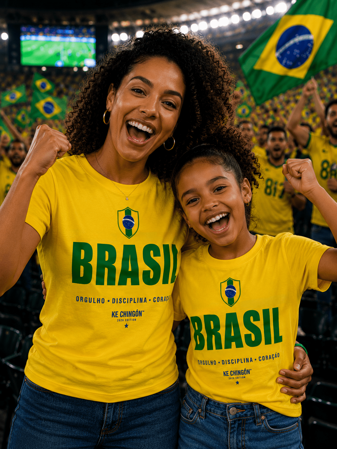 Brasil Soccer Tee Free Shipping - KE CHINGON