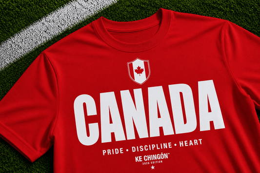 Canada Soccer Tee Free Shipping - KE CHINGON