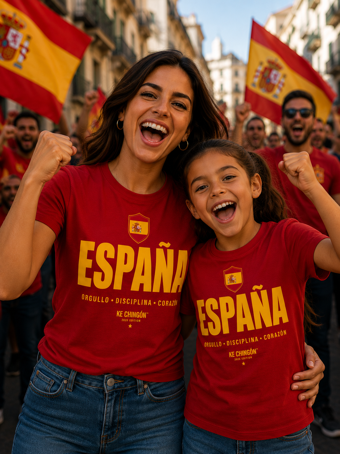 Playera España Unisex | KE CHINGÓN™ 2026 Edition