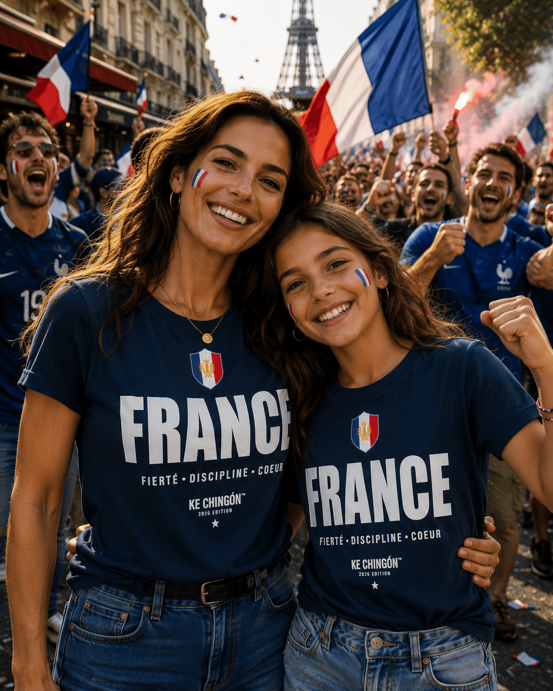 France Soccer Tee Free Shipping - KE CHINGON