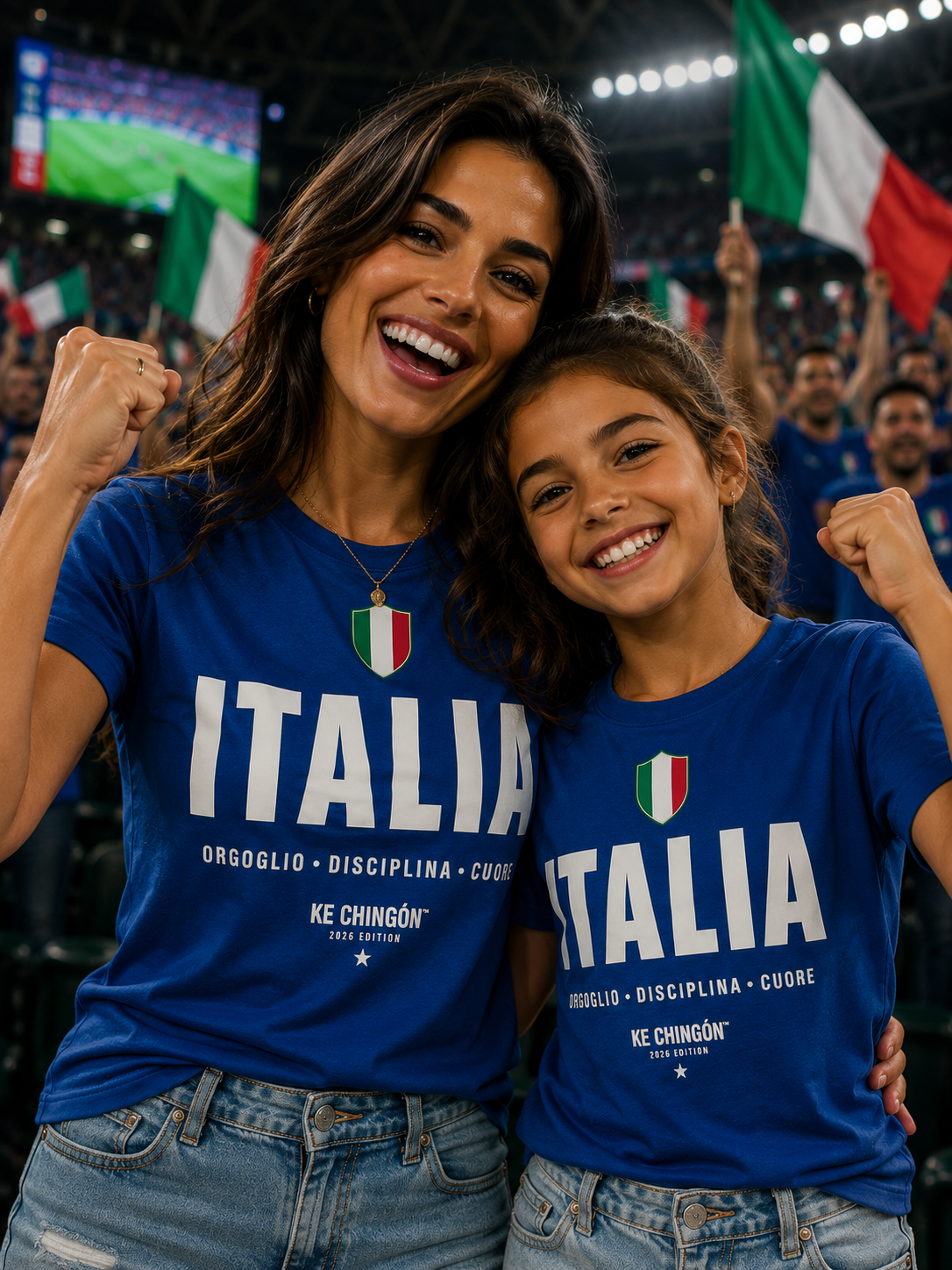 Italy Soccer Fan Unisex T-Shirt | KE CHINGÓN™ 2026 Edition