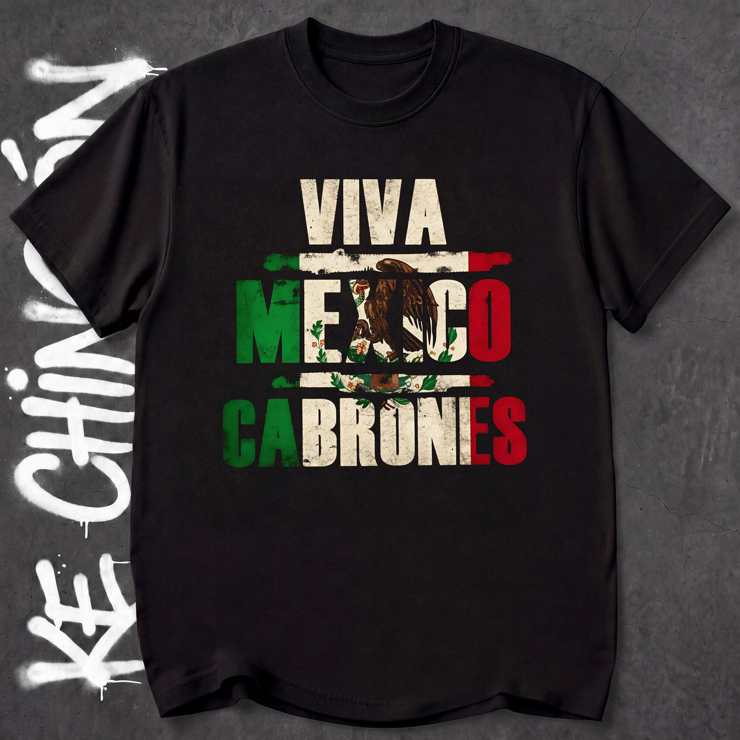 KE CHINGON t-shirt in Black color - SKU KC-0039