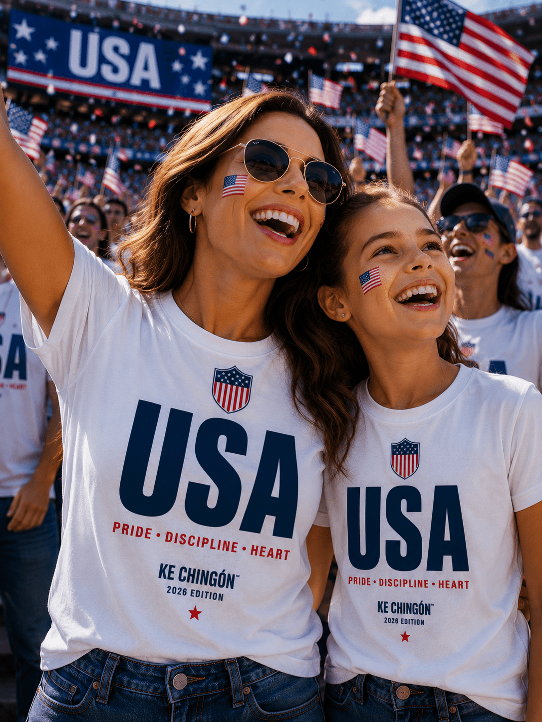 USA Soccer Tee Free Shipping - KE CHINGON