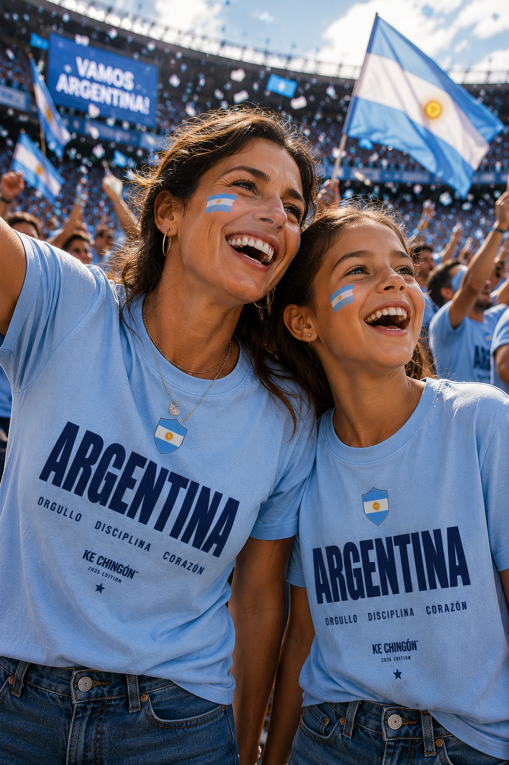 Playera Argentina Unisex| KE CHINGÓN™ 2026 Edition
