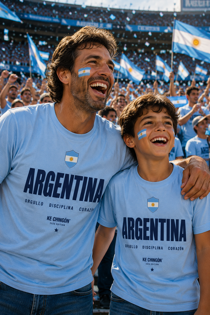 Playera Argentina Unisex| KE CHINGÓN™ 2026 Edition