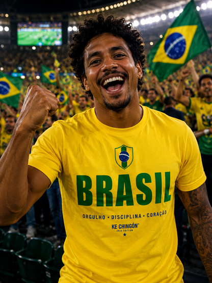 Brasil Soccer Fan Unisex T-Shirt | KE CHINGÓN™ 2026 Edition