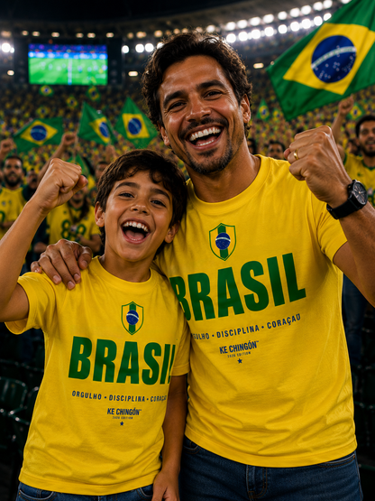 Brasil Soccer Fan Unisex T-Shirt | KE CHINGÓN™ 2026 Edition