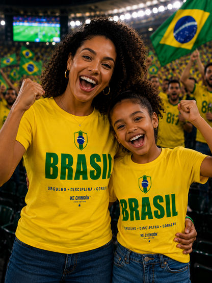 Brasil Soccer Fan Unisex T-Shirt | KE CHINGÓN™ 2026 Edition
