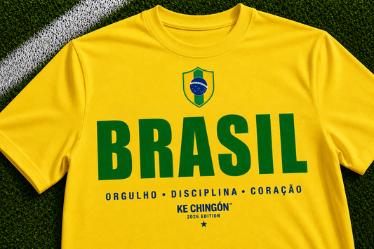 Brasil Soccer Fan Unisex T-Shirt | KE CHINGÓN™ 2026 Edition