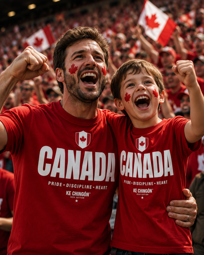 Canada Soccer Fan Unisex T-Shirt | KE CHINGÓN™ 2026 Edition