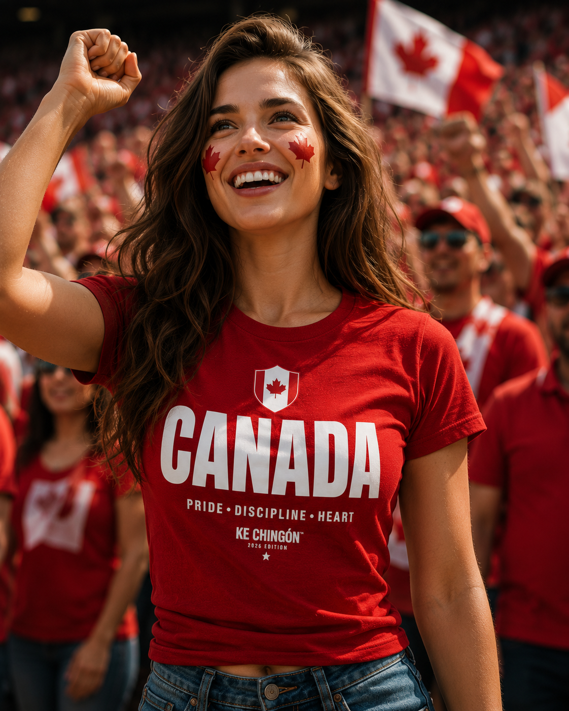 Canada Soccer Fan Unisex T-Shirt | KE CHINGÓN™ 2026 Edition