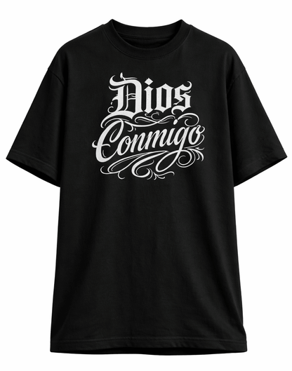 DIOS CONMIGO Oversized T-Shirt Unisex Streetwear - KE CHINGON