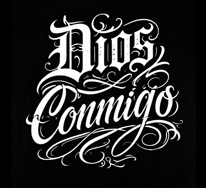 DIOS CONMIGO Oversized T-Shirt Unisex Streetwear - KE CHINGON