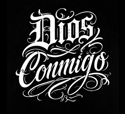 DIOS CONMIGO Oversized T-Shirt Unisex Streetwear - KE CHINGON