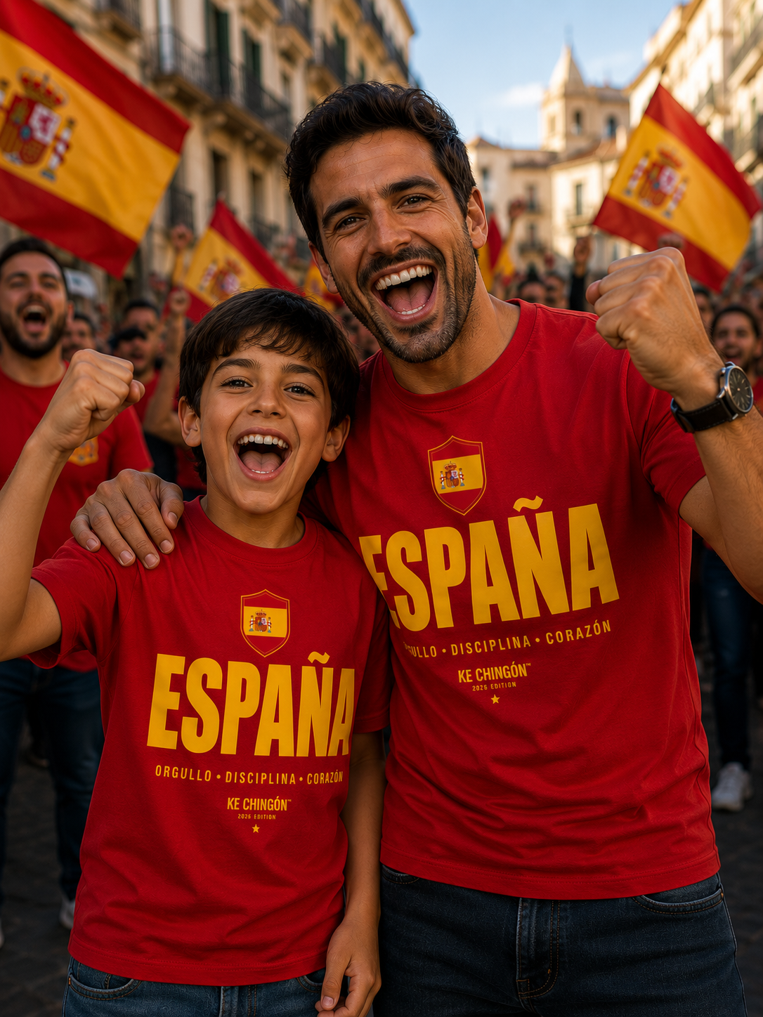 Playera España Unisex | KE CHINGÓN™ 2026 Edition
