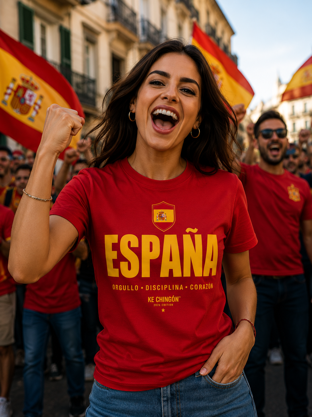 Playera España Unisex | KE CHINGÓN™ 2026 Edition