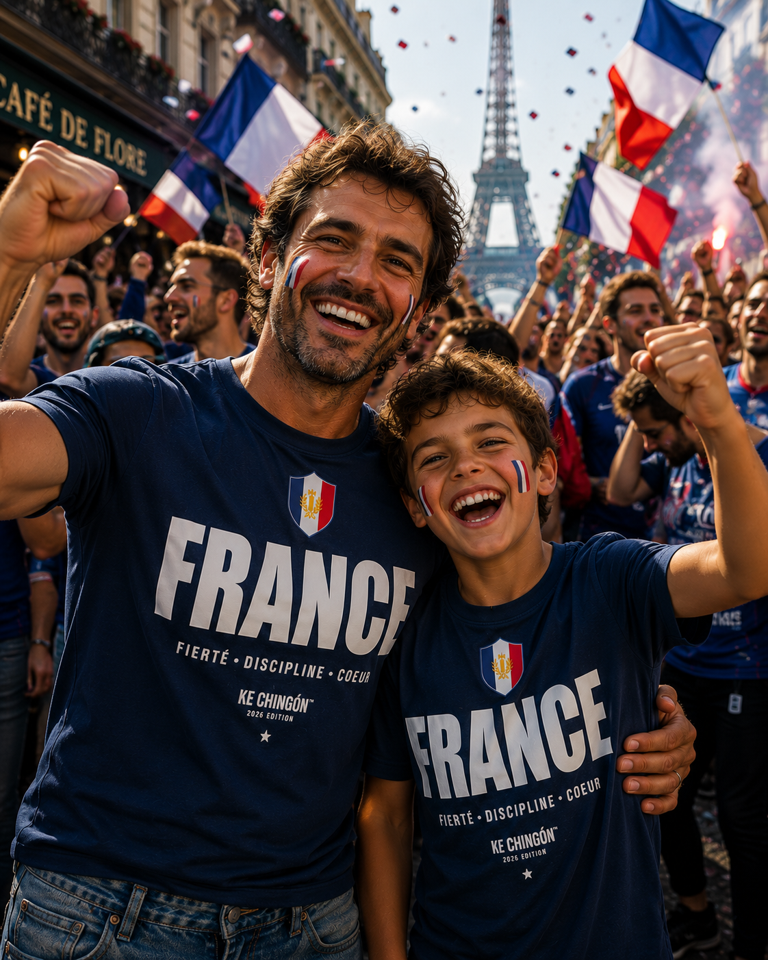 France Soccer Fan Unisex T-Shirt | KE CHINGÓN™ 2026 Edition