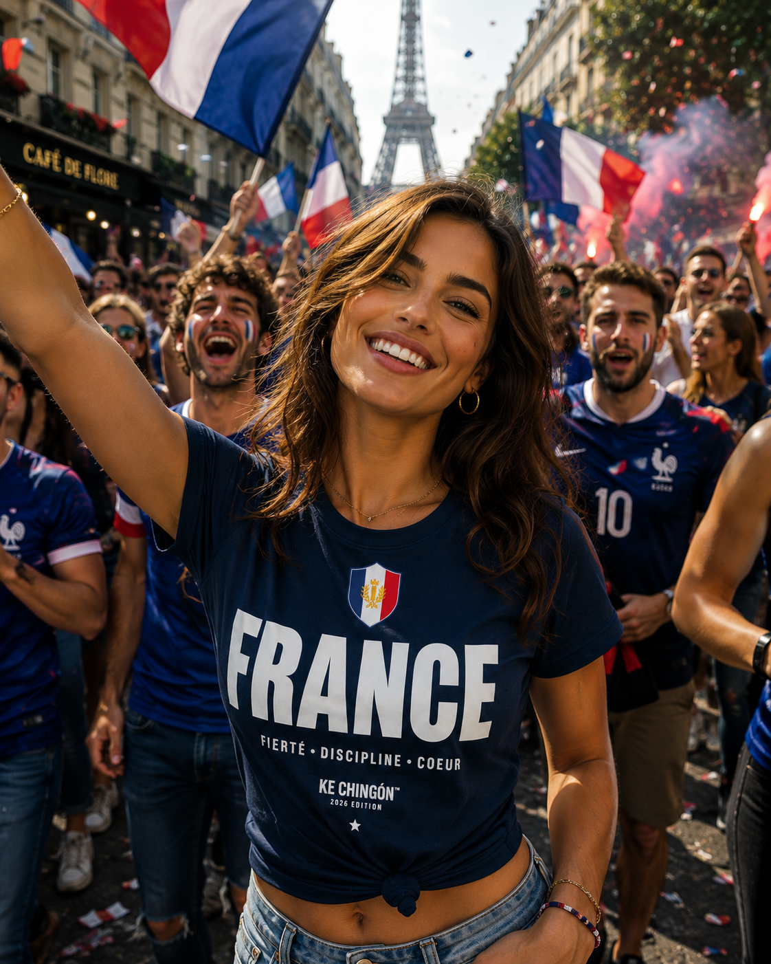 France Soccer Fan Unisex T-Shirt | KE CHINGÓN™ 2026 Edition