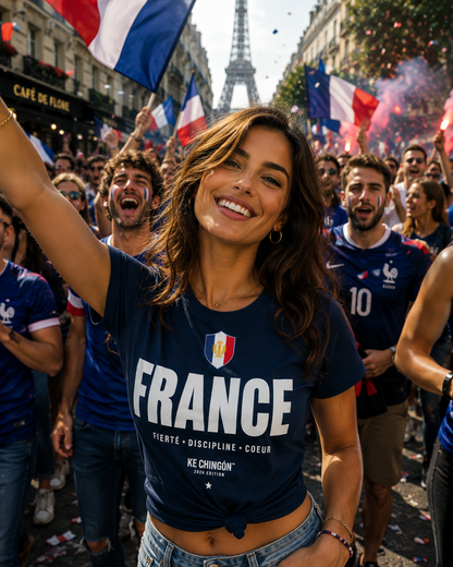 France Soccer Fan Unisex T-Shirt | KE CHINGÓN™ 2026 Edition