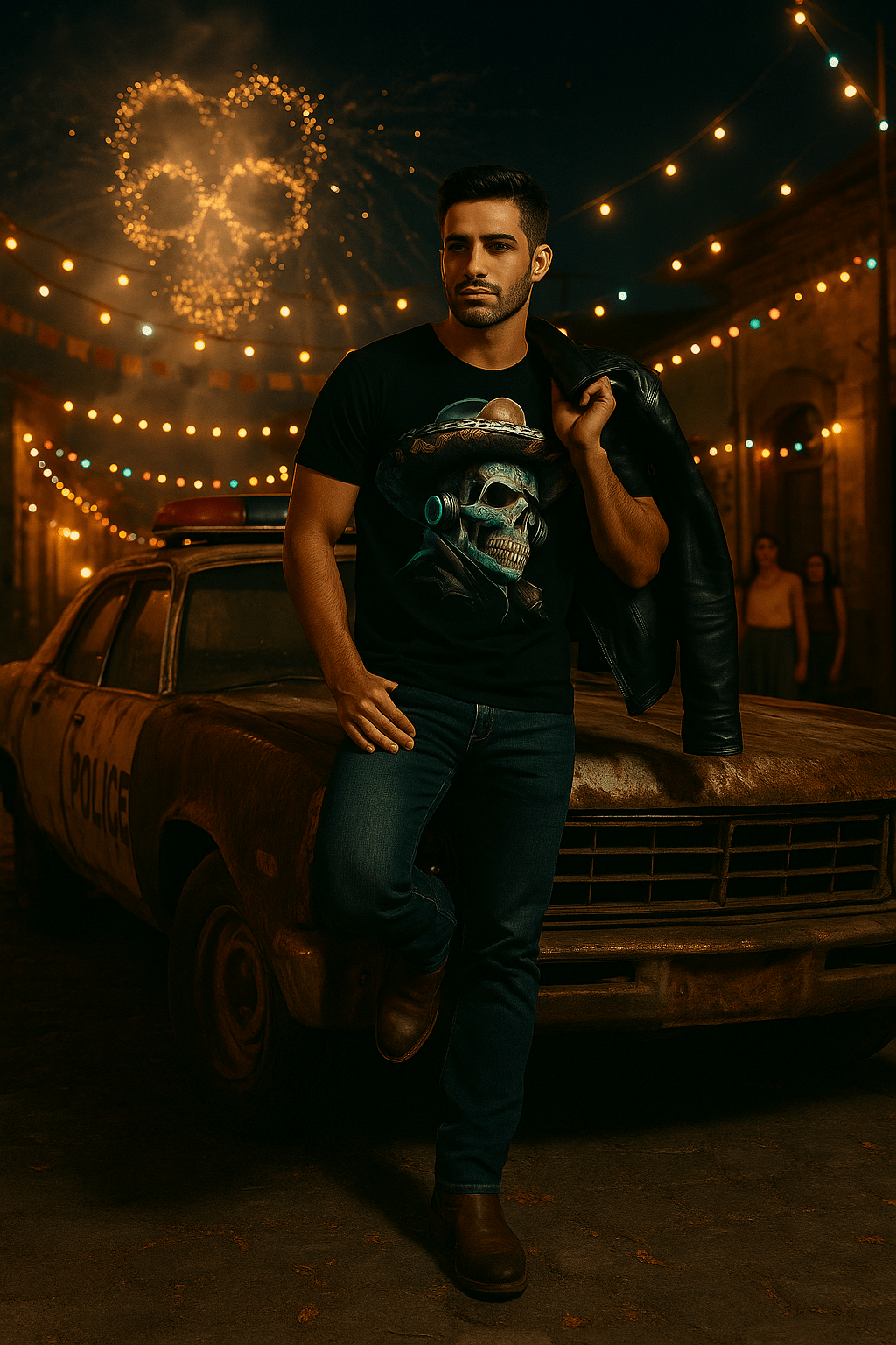 Calavera Rockera – by KE CHINGÓN APPAREL - KE CHINGON