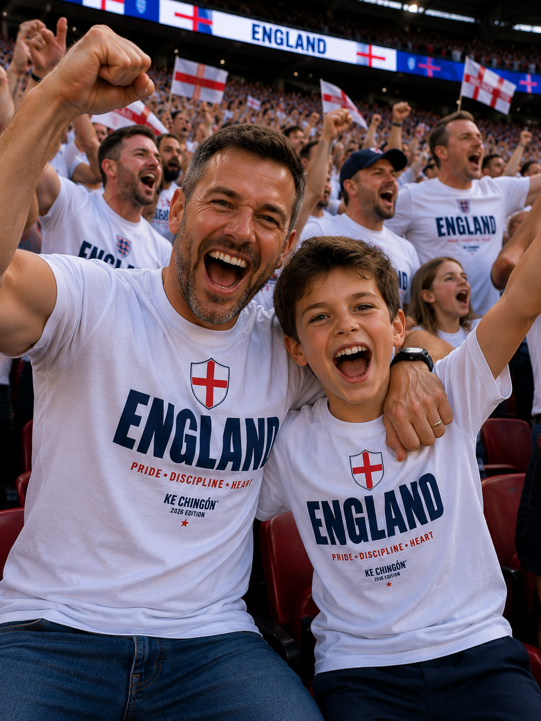England Soccer Fan Unisex T-Shirt | KE CHINGÓN™ 2026 Edition