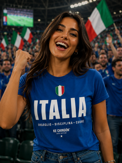 Italy Soccer Fan Unisex T-Shirt | KE CHINGÓN™ 2026 Edition
