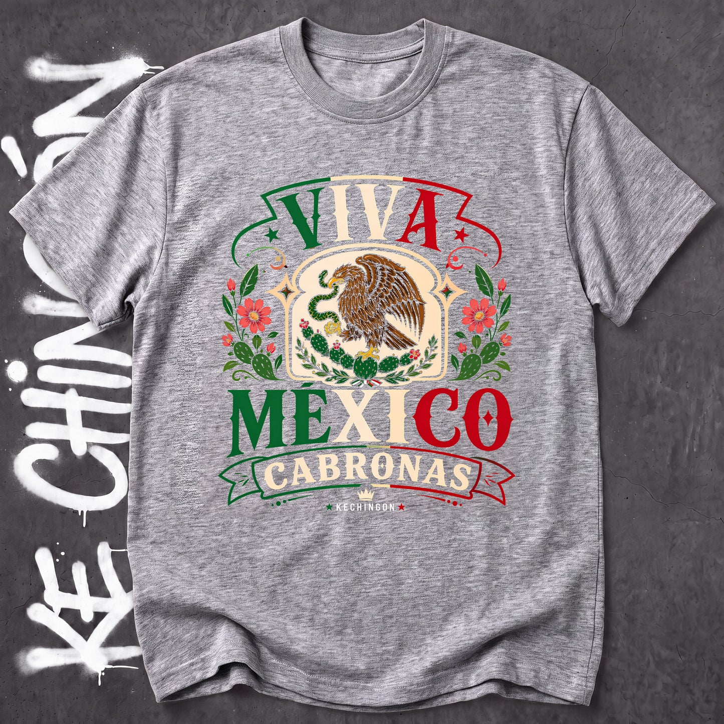 KE CHINGON t-shirt in Sport Grey color - SKU KC-0034