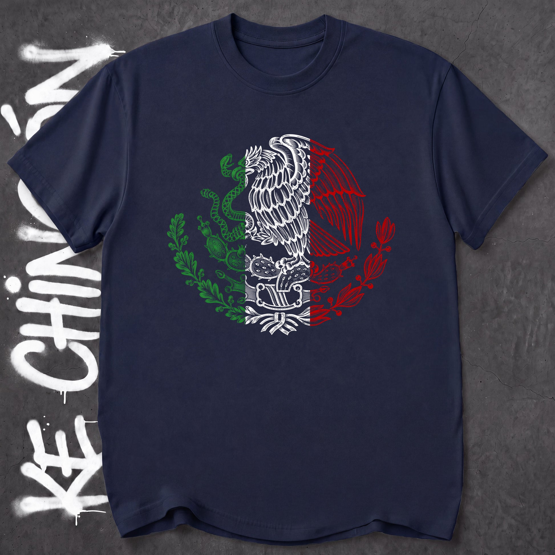 KE CHINGON t-shirt in Navy color - SKU KC-0035
