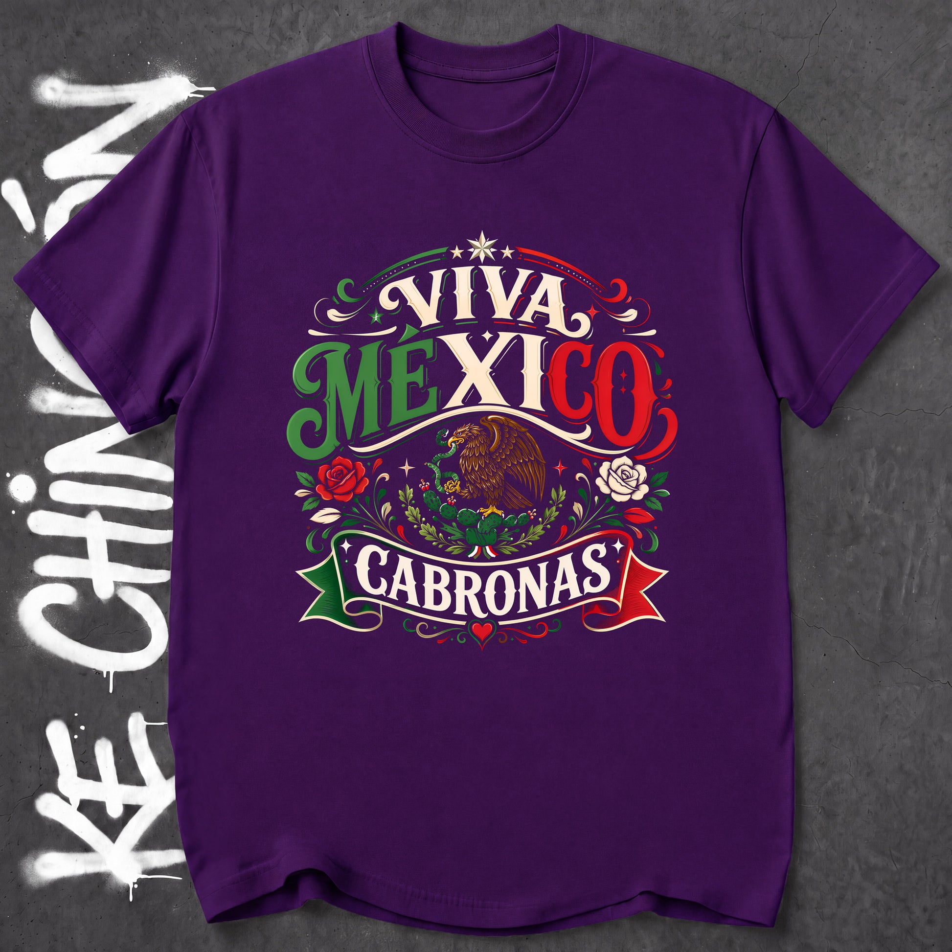 KE CHINGON t-shirt in Purple color - SKU KC-0036