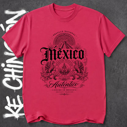 KE CHINGON t-shirt in Heliconia color - SKU KC-0037