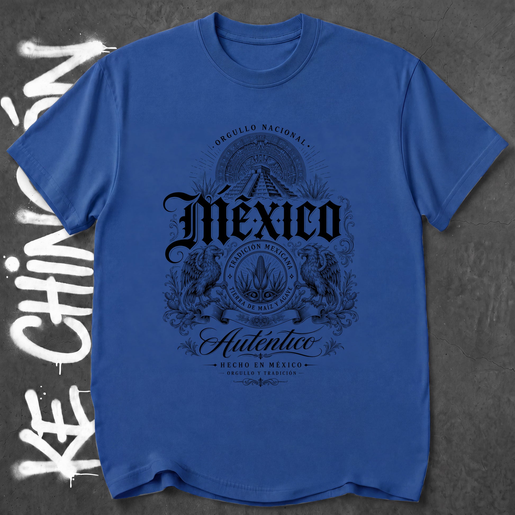 KE CHINGON t-shirt in Royal color - SKU KC-0037