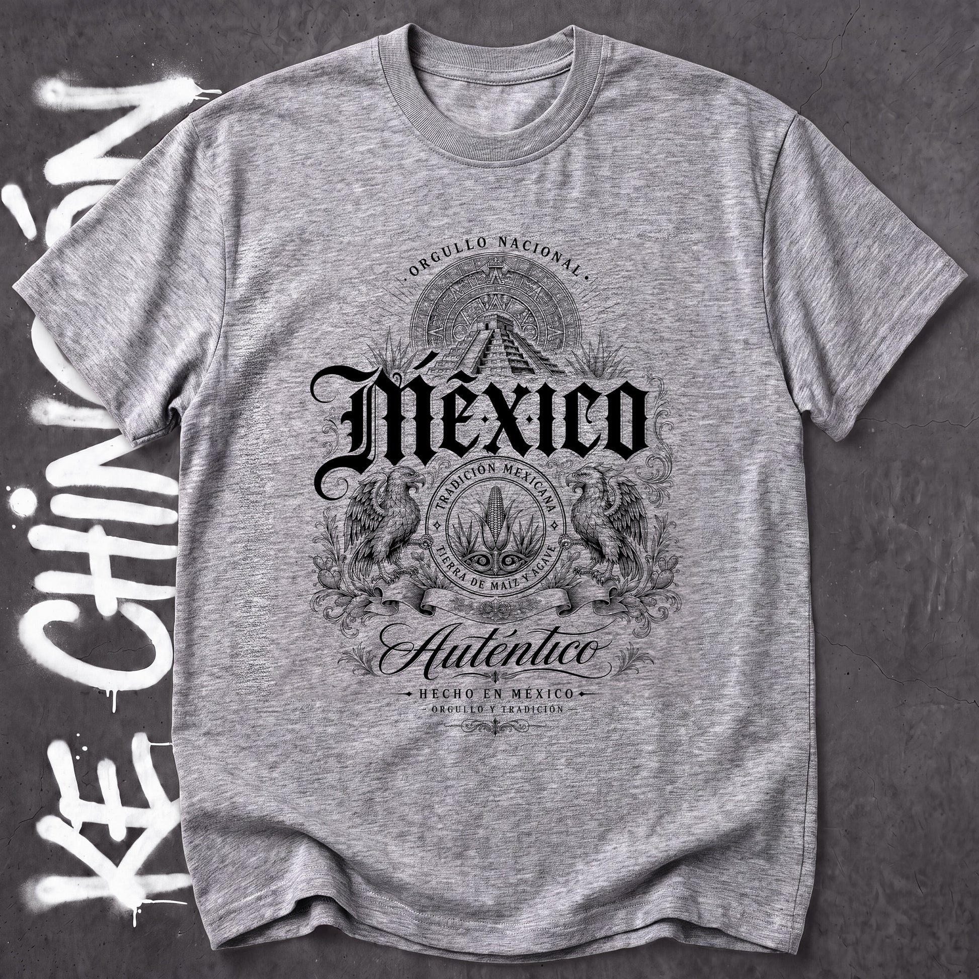 KE CHINGON t-shirt in Sport Grey color - SKU KC-0037