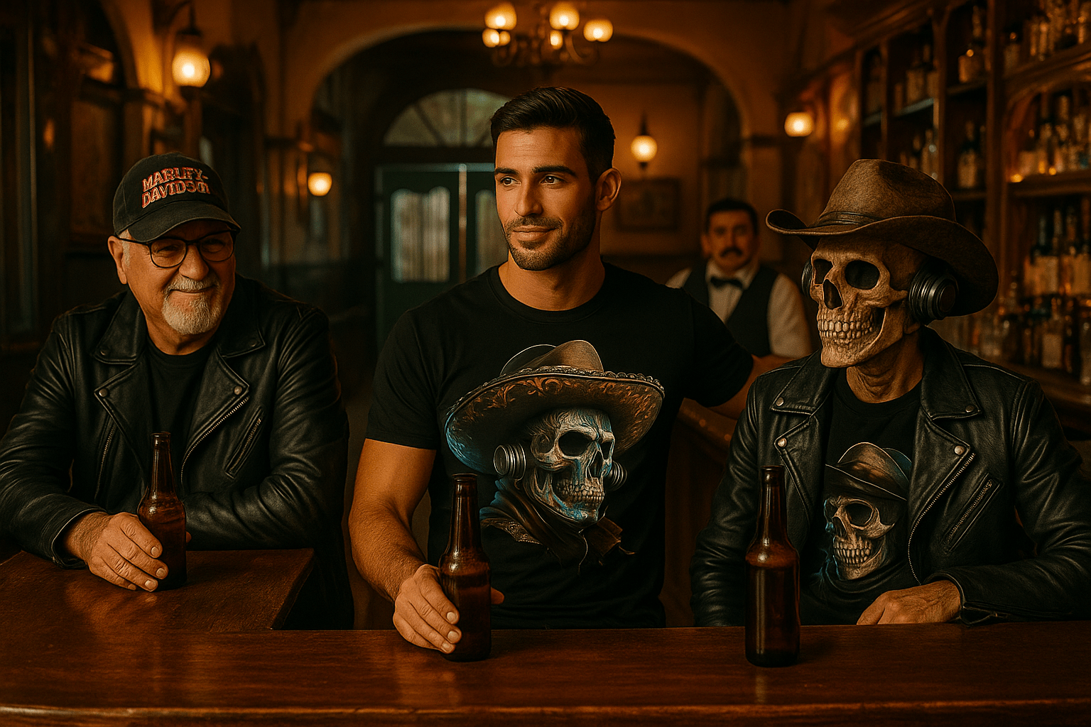 Calavera Rockera – by KE CHINGÓN APPAREL - KE CHINGON