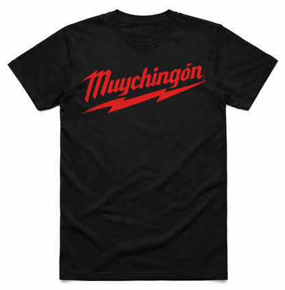 KE CHINGÓN APPAREL Muychingón Construction T-Shirt Unisex Crewneck Short Sleeve Casual Streetwear Tee for Men Women - KE CHINGON