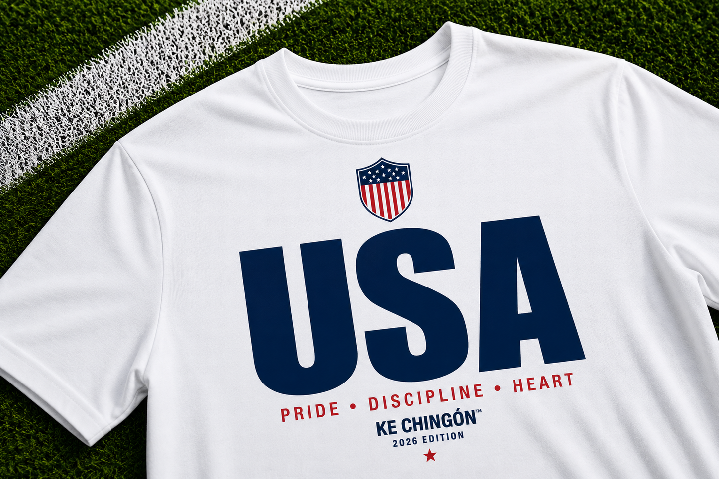 USA Soccer Fan Unisex T-Shirt | KE CHINGÓN™ 2026 Edition